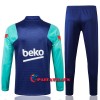 FC Barcelona Training Huppari Suits 2021-22 Neljännes Zip Sinivihreä - Miesten